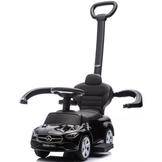 Masinuta de impins Chipolino Mercedes Benz C-Class cu maner Black