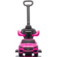 Masinuta de impins Chipolino Mercedes Benz C-Class cu maner Pink
