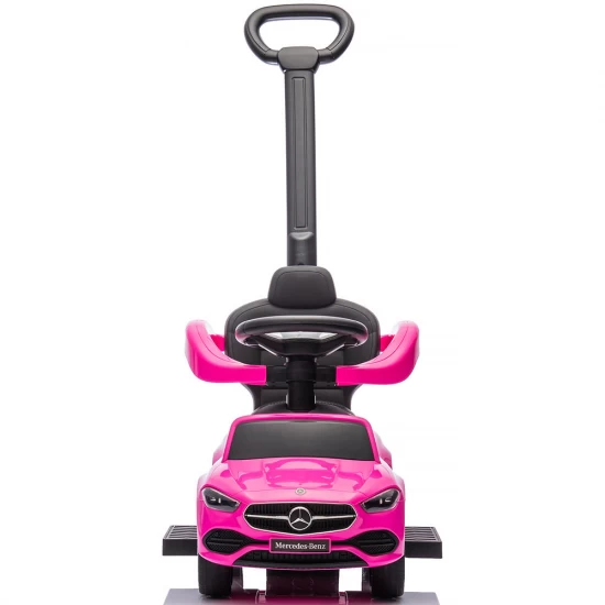 Masinuta de impins Chipolino Mercedes Benz C-Class cu maner Pink