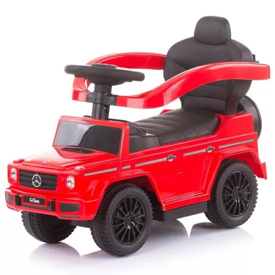 Masinuta de impins Chipolino Mercedes G350 red cu maner si copertina Masinuta de impins Chipolino Mercedes G350 red cu maner si copertina