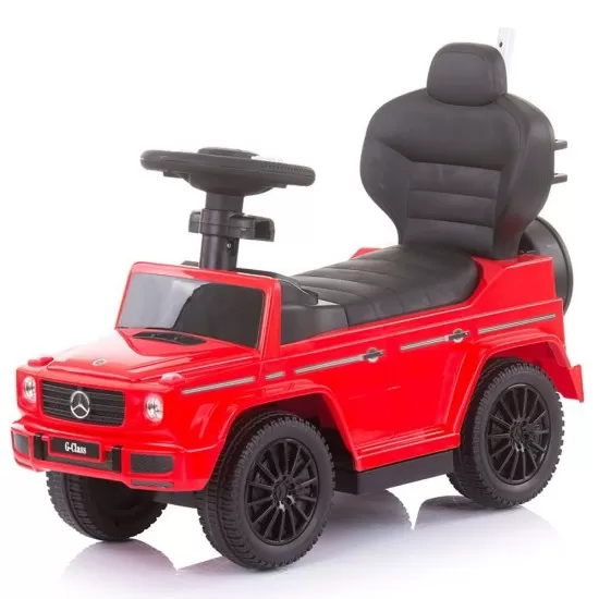 Masinuta de impins Chipolino Mercedes G350 red cu maner si copertina Masinuta de impins Chipolino Mercedes G350 red cu maner si copertina