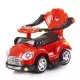 Masinuta de impins Chipolino Super Car Red cu maner si copertina