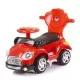Masinuta de impins Chipolino Super Car Red cu maner si copertina