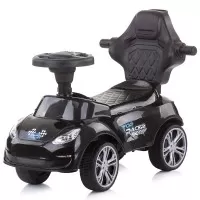 Masinuta de impins Chipolino Turbo Black cu maner