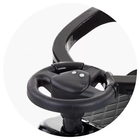 Masinuta de impins Chipolino Turbo Black cu maner Masinuta de impins Chipolino Turbo Black cu maner