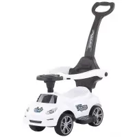 Masinuta de impins Chipolino Turbo White cu maner