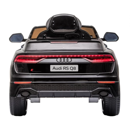 Masinuta electrica Chipolino Audi RS Q8 cu scaun din piele si roti EVA black Masinuta electrica Chipolino Audi RS Q8 cu scaun din piele si roti EVA black