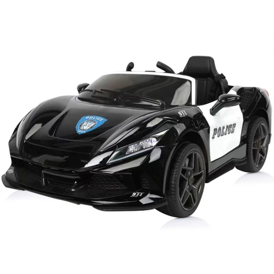 Masinuta electrica Chipolino Police black Masinuta electrica Chipolino Police black