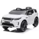 Masinuta electrica Chipolino SUV Land Rover Discovery cu scaun din piele ecologica si roti EVA white