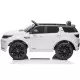 Masinuta electrica Chipolino SUV Land Rover Discovery cu scaun din piele ecologica si roti EVA white