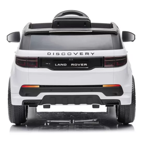 Masinuta electrica Chipolino SUV Land Rover Discovery cu scaun din piele ecologica si roti EVA white