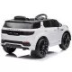 Masinuta electrica Chipolino SUV Land Rover Discovery cu scaun din piele ecologica si roti EVA white