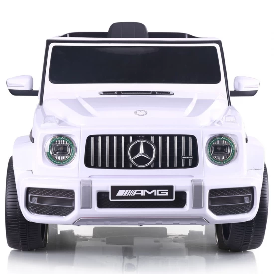 Masinuta electrica Chipolino SUV Mercedes AMG G63 cu scaun din piele si roti EVA White