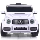 Masinuta electrica Chipolino SUV Mercedes AMG G63 cu scaun din piele si roti EVA White