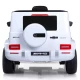 Masinuta electrica Chipolino SUV Mercedes AMG G63 cu scaun din piele si roti EVA White