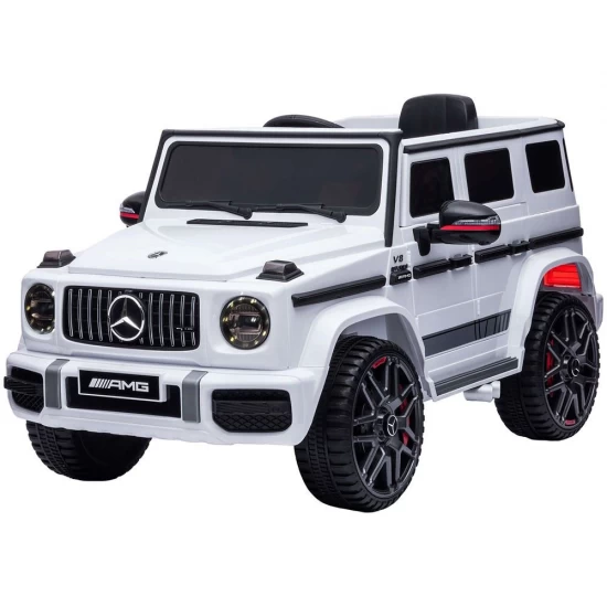 Masinuta electrica Chipolino SUV Mercedes G63 AMG white Masinuta electrica Chipolino SUV Mercedes G63 AMG white