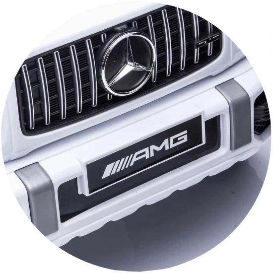 Masinuta electrica Chipolino SUV Mercedes G63 AMG white Masinuta electrica Chipolino SUV Mercedes G63 AMG white