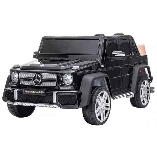 Masinuta electrica Chipolino SUV Mercedes Maybach G650 Black cu scaun din piele ecologica si roti EVA Masinuta electrica Chipolino SUV Mercedes Maybach G650 Black cu scaun din piele ecologica si roti EVA