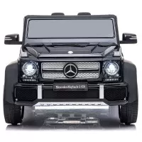 Masinuta electrica Chipolino SUV Mercedes Maybach G650 Black cu scaun din piele ecologica si roti EVA