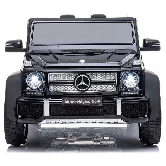 Masinuta electrica Chipolino SUV Mercedes Maybach G650 Black cu scaun din piele ecologica si roti EVA Masinuta electrica Chipolino SUV Mercedes Maybach G650 Black cu scaun din piele ecologica si roti EVA