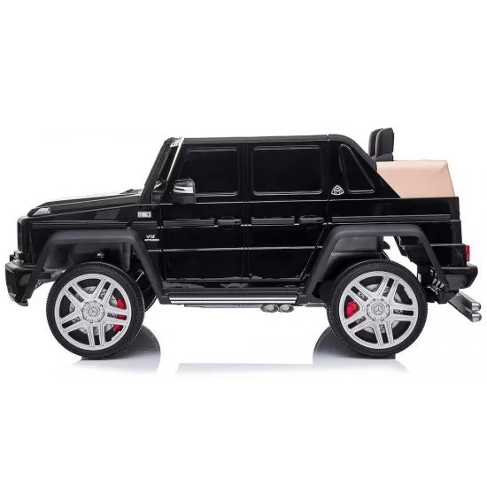 Masinuta electrica Chipolino SUV Mercedes Maybach G650 Black cu scaun din piele ecologica si roti EVA Masinuta electrica Chipolino SUV Mercedes Maybach G650 Black cu scaun din piele ecologica si roti EVA