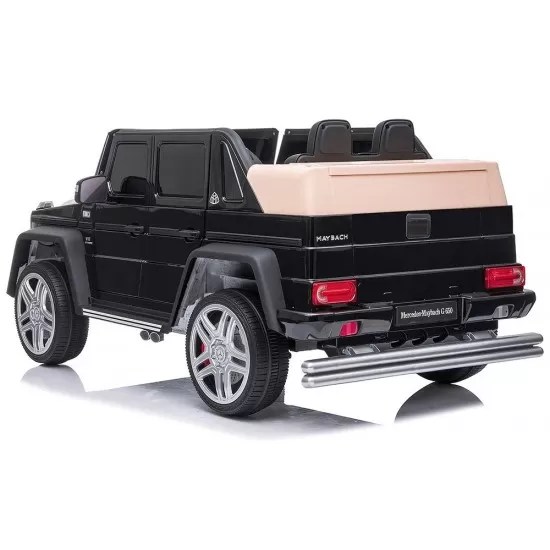 Masinuta electrica Chipolino SUV Mercedes Maybach G650 Black cu scaun din piele ecologica si roti EVA Masinuta electrica Chipolino SUV Mercedes Maybach G650 Black cu scaun din piele ecologica si roti EVA
