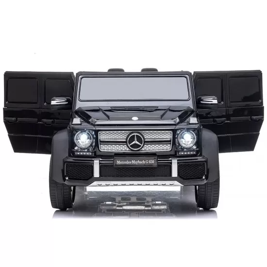 Masinuta electrica Chipolino SUV Mercedes Maybach G650 Black cu scaun din piele ecologica si roti EVA Masinuta electrica Chipolino SUV Mercedes Maybach G650 Black cu scaun din piele ecologica si roti EVA