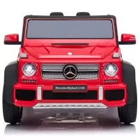 Masinuta electrica Chipolino SUV Mercedes Maybach G650 red cu scaun din piele si roti EVA