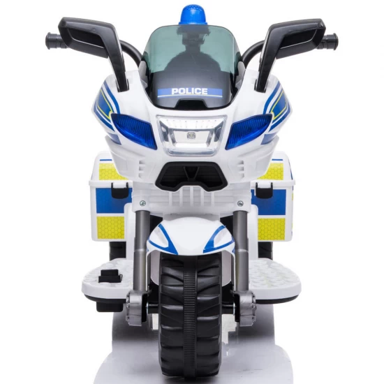 Motocicleta electrica pentru copii Chipolino Police White