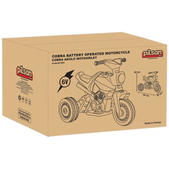 Motocicleta electrica pentru copii Pilsan Cobra Motocicleta electrica pentru copii Pilsan Cobra