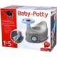 Olita educativa pentru copii Big Baby Potty Grey Olita educativa pentru copii Big Baby Potty Grey
