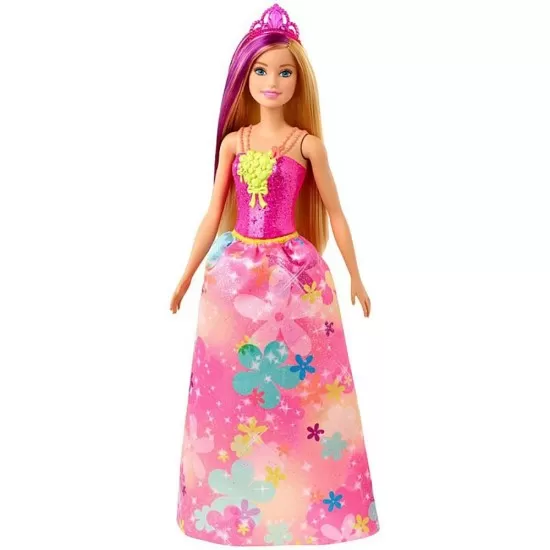 Papusa Barbie Dreamtopia printesa cu coronita roz Papusa Barbie Dreamtopia printesa cu coronita roz