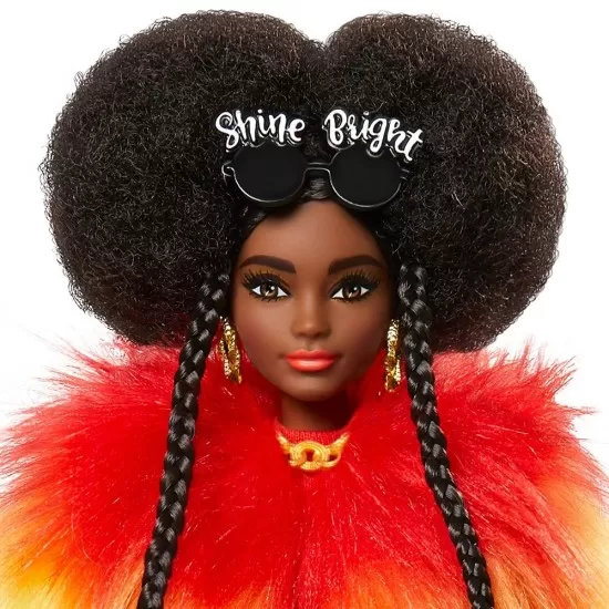 Papusa Barbie Extra Style Curcubeu GVR04 cu figurina si accesorii Papusa Barbie Extra Style Curcubeu GVR04 cu figurina si accesorii