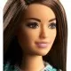 Papusa Barbie Fashionistas cu rochita verde Papusa Barbie Fashionistas cu rochita verde