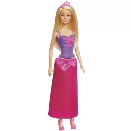 Papusa Barbie printesa cu rochita roz Papusa Barbie printesa cu rochita roz