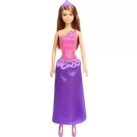 Papusa Barbie printesa cu rochita mov
