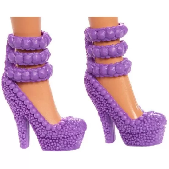 Papusa Barbie printesa cu rochita mov Papusa Barbie printesa cu rochita mov