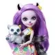 Papusa Enchantimals Mattel Larisa Lemur cu figurina Rinolet