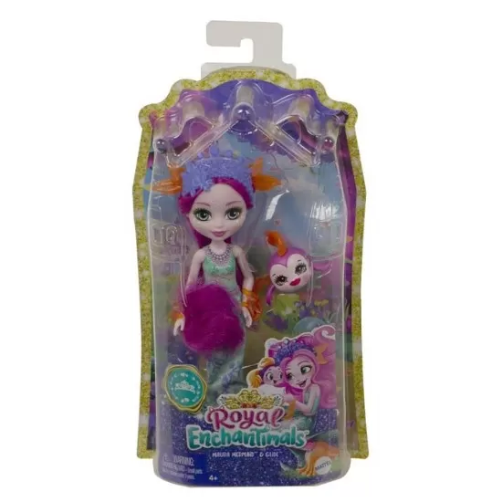 Papusa Enchantimals Maura Mermaid cu figurina Glide Papusa Enchantimals Maura Mermaid cu figurina Glide