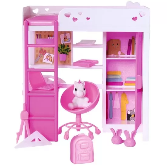 Papusa Simba Evi Love My Room 12 cm cu figurina si accesorii Papusa Simba Evi Love My Room 12 cm cu figurina si accesorii