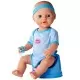 Papusa Simba New Born Baby, Baby Doll 43 cm cu accesorii albastru