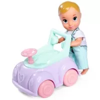 Papusa Simba Steffi Love Baby Car 29 cm cu figurina si accesorii