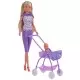 Papusa Simba Steffi Love Baby Walk 29 cm mov cu carucior si accesorii Papusa Simba Steffi Love Baby Walk 29 cm mov cu carucior si accesorii