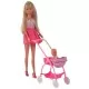 Papusa Simba Steffi Love Baby Walk 29 cm roz cu carucior si accesorii Papusa Simba Steffi Love Baby Walk 29 cm roz cu carucior si accesorii