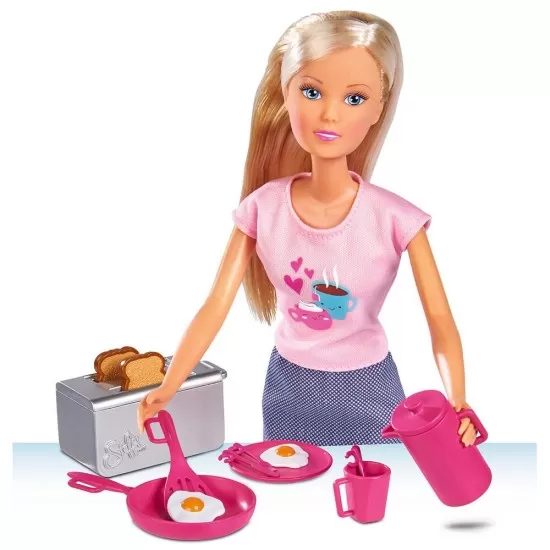 Papusa Simba Steffi Love Breakfast 29 cm cu accesorii Papusa Simba Steffi Love Breakfast 29 cm cu accesorii