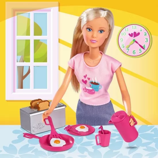 Papusa Simba Steffi Love Breakfast 29 cm cu accesorii Papusa Simba Steffi Love Breakfast 29 cm cu accesorii