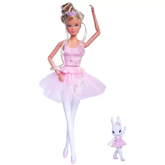 Papusa Simba Steffi Love Dancing Ballerinas 29 cm cu figurina Papusa Simba Steffi Love Dancing Ballerinas 29 cm cu figurina