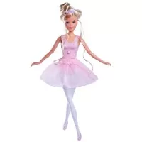 Papusa Simba Steffi Love Dancing Ballerinas 29 cm cu figurina