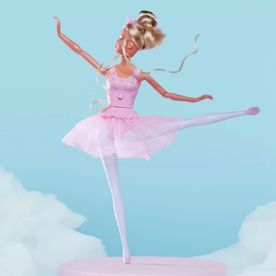 Papusa Simba Steffi Love Dancing Ballerinas 29 cm cu figurina Papusa Simba Steffi Love Dancing Ballerinas 29 cm cu figurina