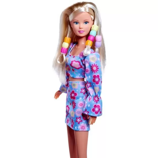Papusa Simba Steffi Love Hair Beads 29 cm cu accesorii Papusa Simba Steffi Love Hair Beads 29 cm cu accesorii